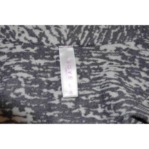 Soybu Open Cardigan Gray White Yoga Casual - Picture 5 of 6